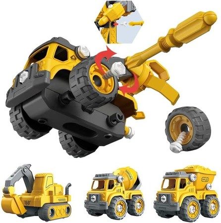 Transform The Toy Into A Robot With 5 Vehicles, Assemble And Disassemble Carousel 2