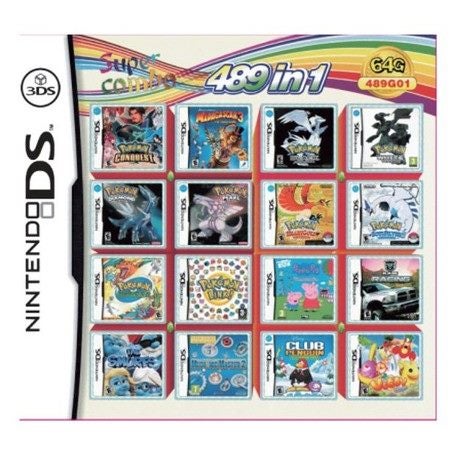 3DS NDS Nintendo Game Card 489 in 1 Carousel 2