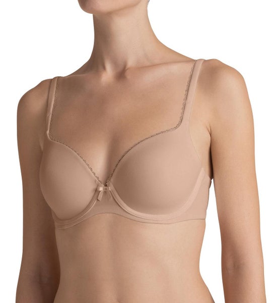 Triumph Perfectly Soft WHP Underwired Half Cup Padded Bra Smooth Skin (6106) CS Carousel 1