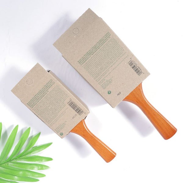 Luxury Wooden Paddle Hair brush Anti static Massage Wood Hair Comb Size L 25x8.562992596055809114
