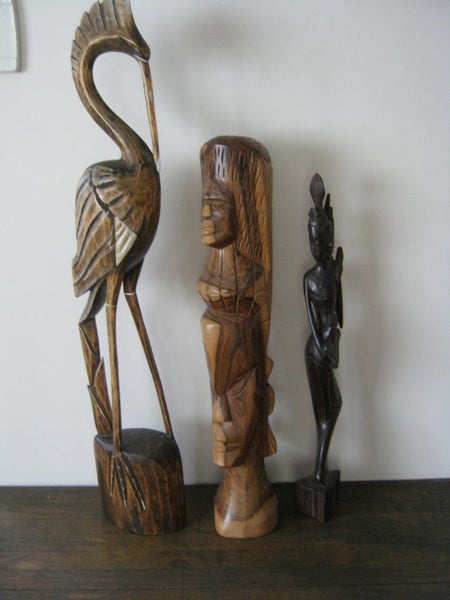 Hand carved wooden figurine 61, 80 and 55.5cm. ANY for $65 Each. for Your choice Carousel 1