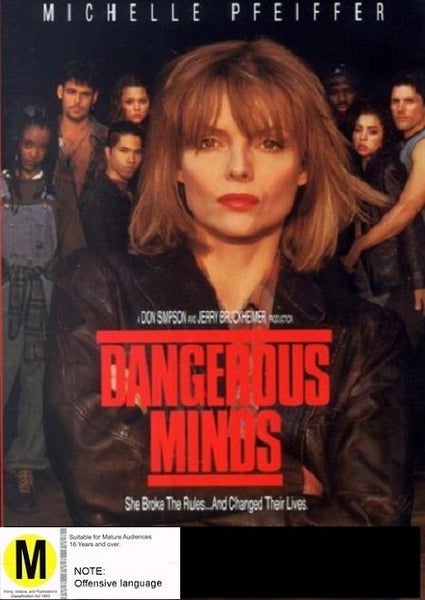 Dangerous Minds (Michelle Pfeiffer) New DVD Region 4