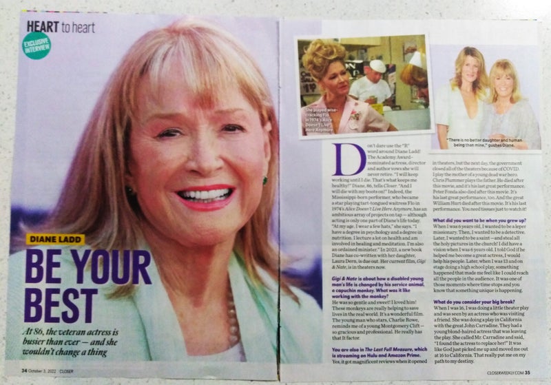 Diane Ladd magazine clippings - mother of Laura Dern Carousel 2