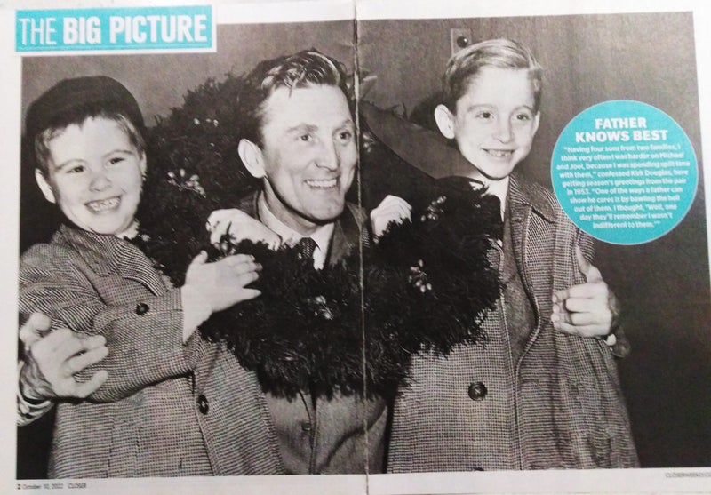 Kirk Douglas magazine clippings + Michael Douglas Carousel 2