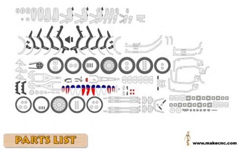 Laser cut COLOUR Easy rider Chopper Motorcycle - 3D puzzle -Jigsaw -Model Carousel 14