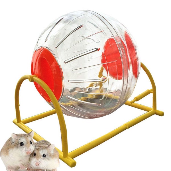 Cute Hamster Running Ball Silent Exercise Wheel -Orange Carousel 1