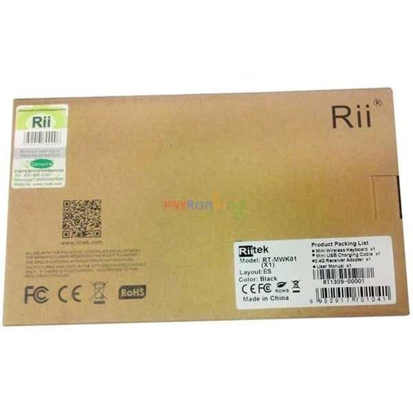 Rii X1 Mini Wireless Keyboard 2.4GHz Teclado with TouchPad for Android TV PC Carousel 5