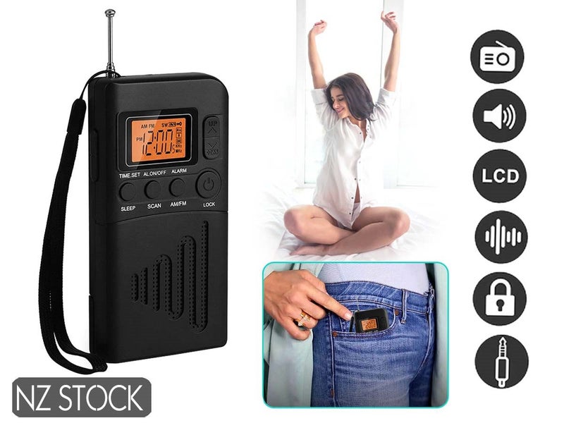 Pocket Radio Alarm Clock Stereo Clearance - Clearance Carousel 1