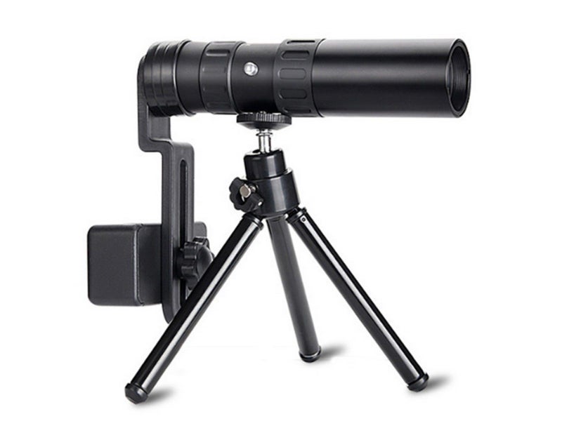 300X Magnification HD Monocular Telescope with Phone Mount Adapter and Tripod Carousel 2