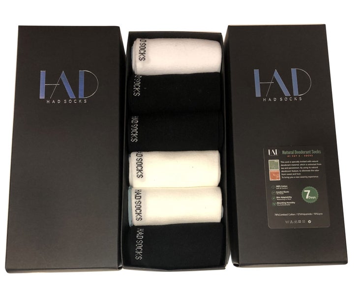 Box of high-quality Deodorant Cotton socks Carousel 1