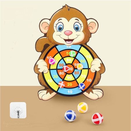Creative Dartboard Ball Sticky Target Play Party Carousel 1