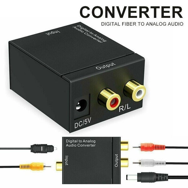 New Digital Optical Toslink To Rca Audio Converter Afterpay Carousel 2