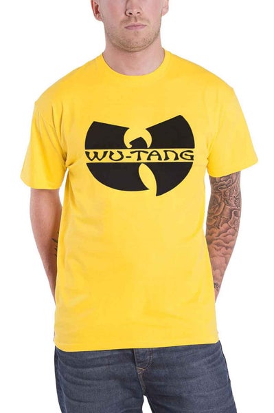 Wu-Tang Clan T Shirt Band Logo new Official Unisex Yellow Carousel 1