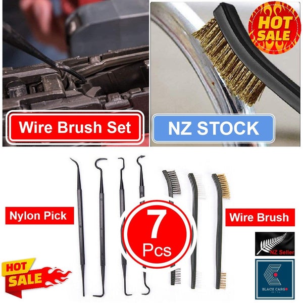 Rifle Pistol Gun Cleaning Kit Wire Brushes Pick Set *Local STOCK NOW* Carousel 2