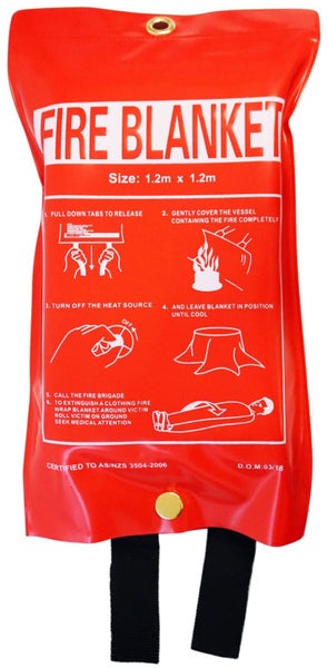 Fire Blanket 1.2m x 1.2m Carousel 1