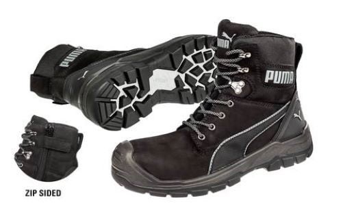 Puma Conquest Black Safety Boots Carousel 1
