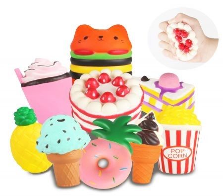 Slow Rising 10 pcs Soft Squishy Stress Relief Squeeze Toy Carousel 2