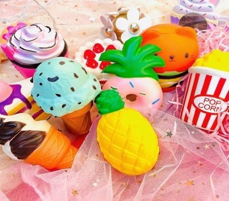 Slow Rising 10 pcs Soft Squishy Stress Relief Squeeze Toy Carousel 1