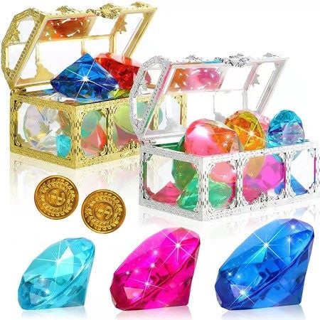 24Pcs Diving Gem Pool Toys Swimming Diving Toys Carousel 1