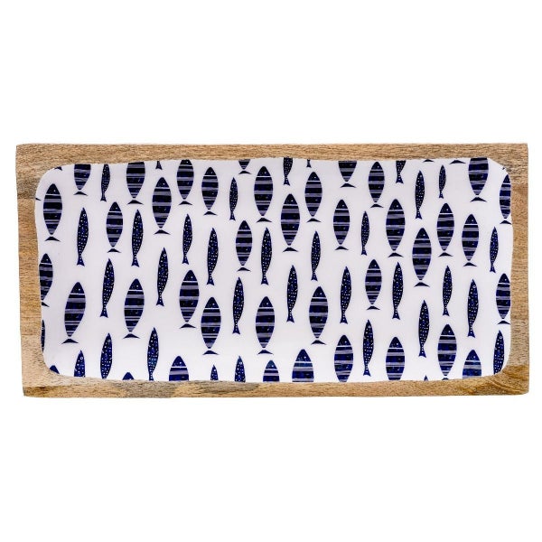 Atlantic Fish Enamel Rectangle Tray Carousel 2