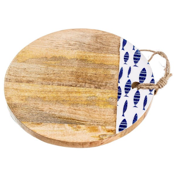 Atlantic Fish Enamel Round Chopping Board Carousel 1
