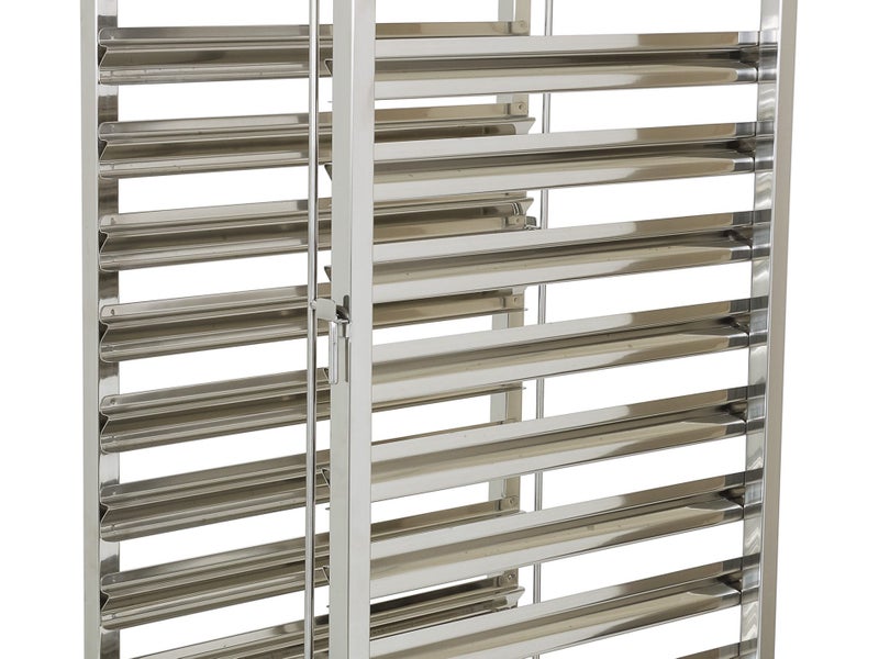 Mobile Bakers Rack 16" Tray x15 | 1.7m Tall + Wheels | Commercial Bakery Racks Carousel 2