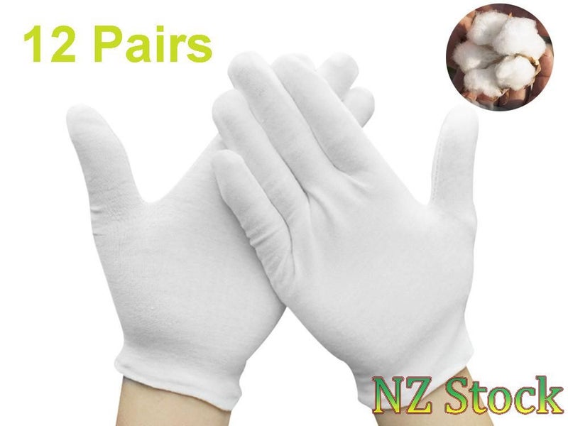 Cotton Gloves (Auckland Stock) Carousel 1