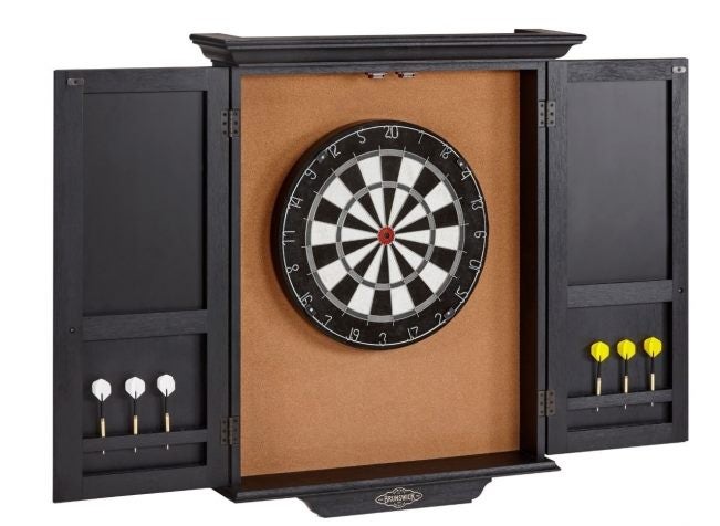 Brunswick Dart Board Cabinet - Solid timber Carousel 1
