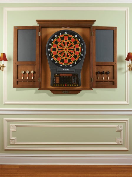Brunswick Dart Board Cabinet - Solid timber Carousel 6