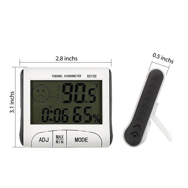 Digital LCD Thermometer Hygrometer Electronic Temperature Humidity Meter Carousel 2