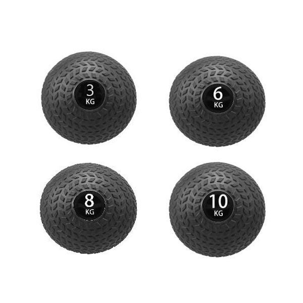 Slam Ball/ High Grip Black Rubber Training Ball 10KG (EZ125-10) Carousel 2