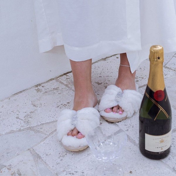 EMU Women's Corella CRYSTAL Natural Luxurious Sheepskin Scuff Slipper Carousel 2