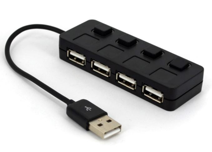 Hub Multi Splitter Power Adapter 4 Port Carousel 2