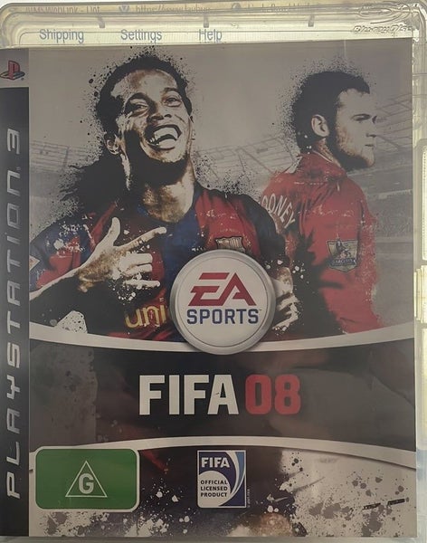 Fifa 08 - PS3 Carousel 1