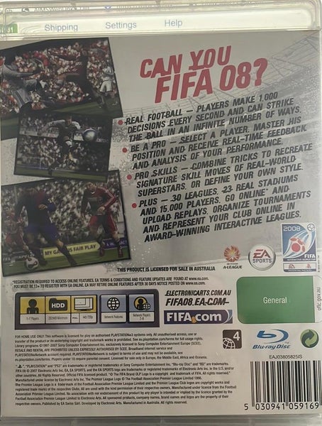 Fifa 08 - PS3 Carousel 2