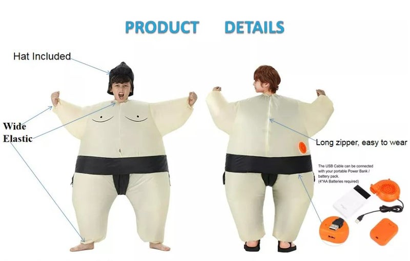 Sumo Kids Inflatable Costume Carousel 2