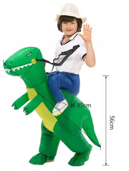 Dinosaur Ride On Kids Inflatable Costume Carousel 2