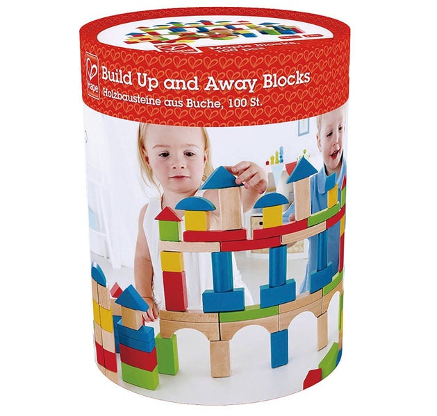 Hape: Wooden Building Block Set - 100pc Carousel 3