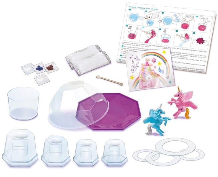4M: Crystal Growing - Magical Unicorn Crystal Terrarium Carousel 2