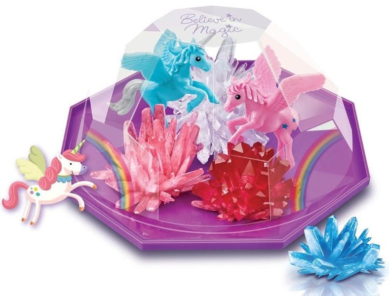 4M: Crystal Growing - Magical Unicorn Crystal Terrarium Carousel 3