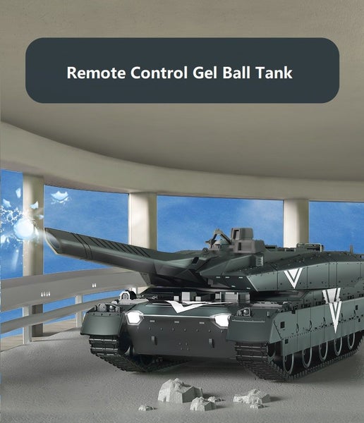 RC Tank, Remote Control Tank. Army Green Carousel 2