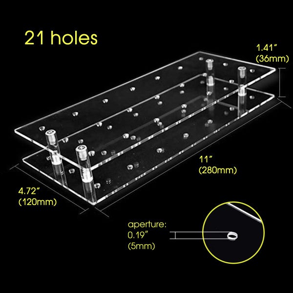 1PCS 21Holes Cake Pop Display Stand Lollipop Holder Cake Pop Stand for Carousel 2