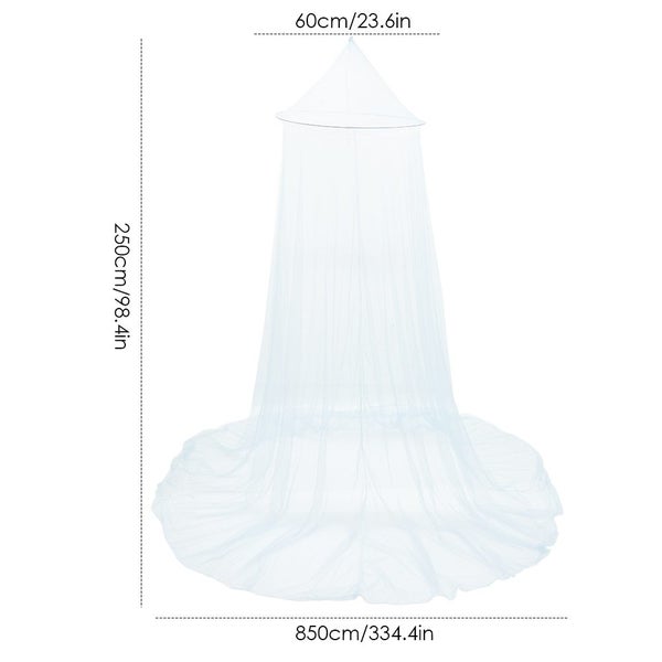 Mosquito Net Canopy Insect Bed Canopy Dome Tent Lace Netting Mesh Prin Carousel 6