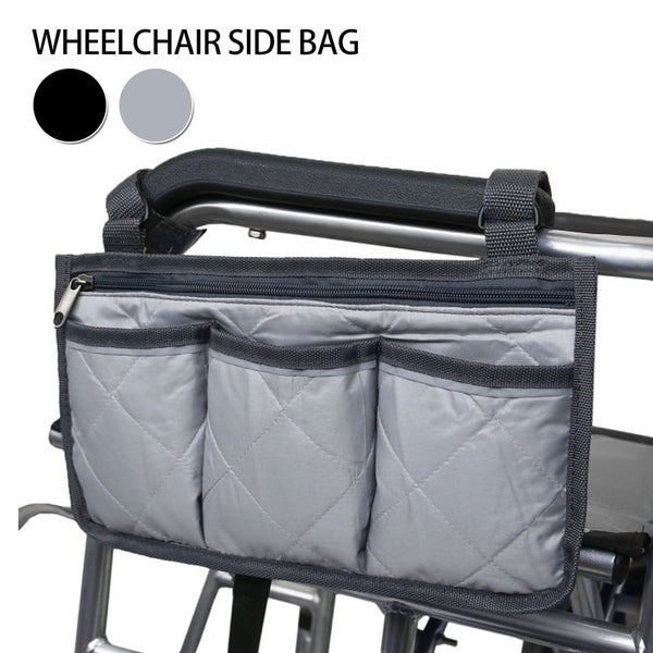 Universal Walker Bag Rollator Organizer Pockets Scooter Side Bag Storag Carousel 1