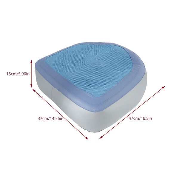 Spa and Hot Tub Booster Seat Pad with Suction Cup and Mesh, Carousel 7