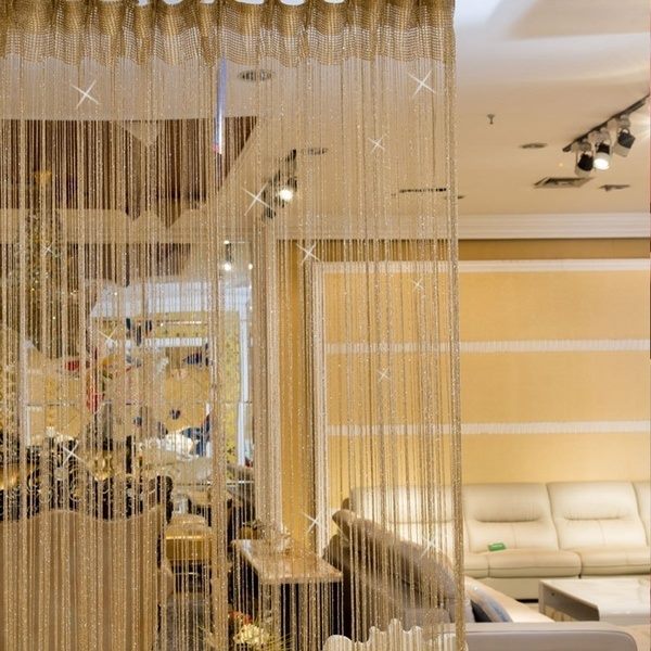 200cm*100cm Tassel String Door Window Curtain Beads Chain Fringe Panel Carousel 12