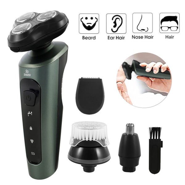 3in1 Shaer Razor for Men Bald Head Shaer Rotary Hair Clipper Trimmer Carousel 1