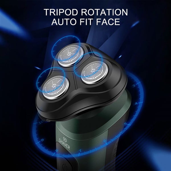 3in1 Shaer Razor for Men Bald Head Shaer Rotary Hair Clipper Trimmer Carousel 11