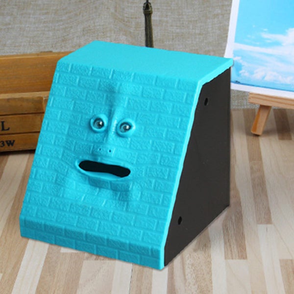 Electric Face Coin Bank Face Money Eating Chewing Box Face Coin Collect Carousel 7