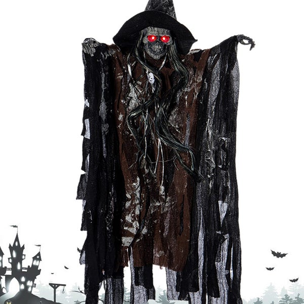 Halloween Reaper Animated Prop, 25 in for Indoor or Outdoor Halloween D Carousel 2